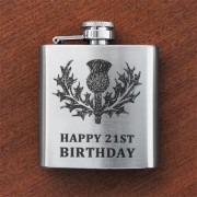 HF3 21 - Sporran Flask 'Happy 21st'